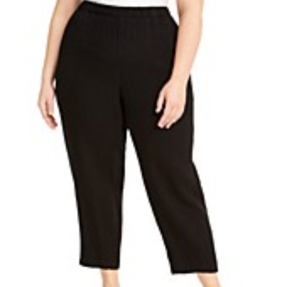 Eileen Fisher  Plus Size  Tapered Ankle Pants - Picture 1 of 9